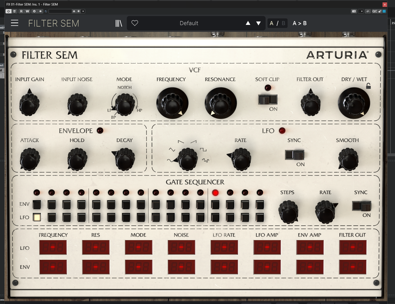 Arturia Filter SEM
